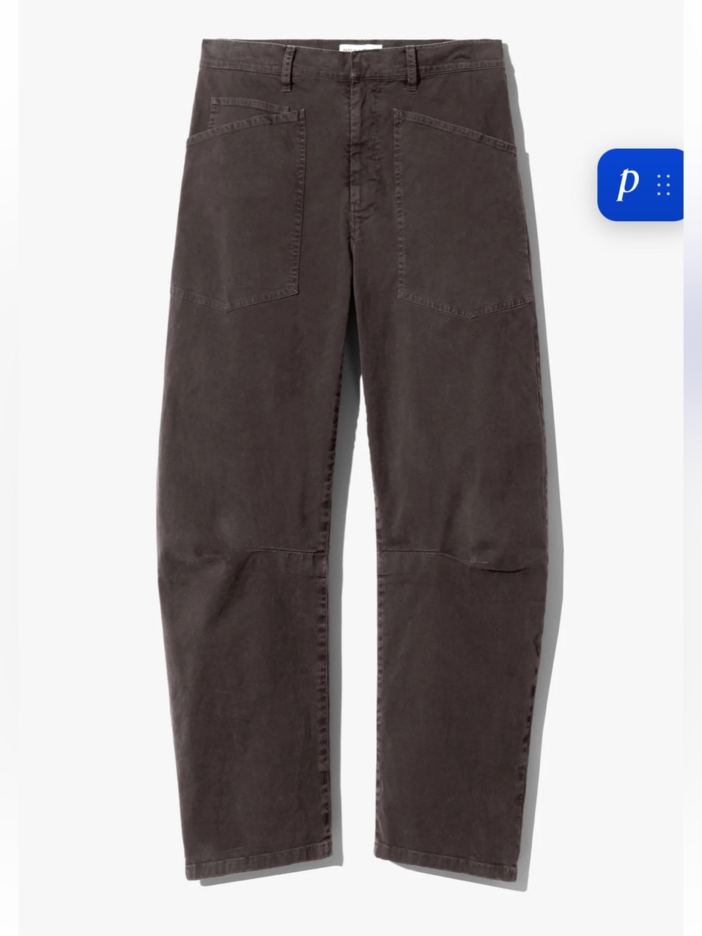 Nili Lotan Shon Pant in Carbon sz 10